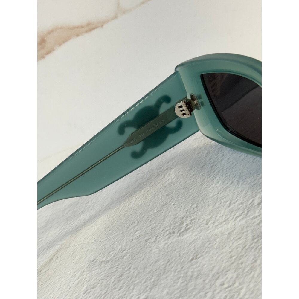 NEW Celine CL40282U Triomphe XL Blue Silver Sunglasses - Picture 8 of 8
